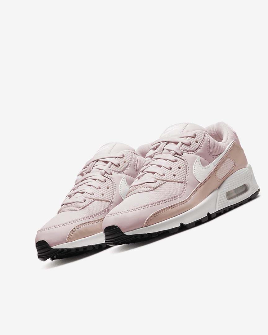 Rose / Pink / Black / White Women's Nike Air Max 90 Casual Shoes | UK2849