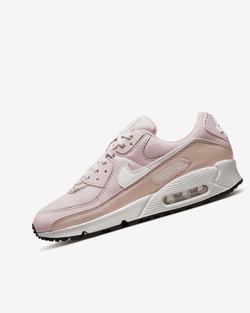 Rose / Pink / Black / White Women\'s Nike Air Max 90 Casual Shoes | UK2849