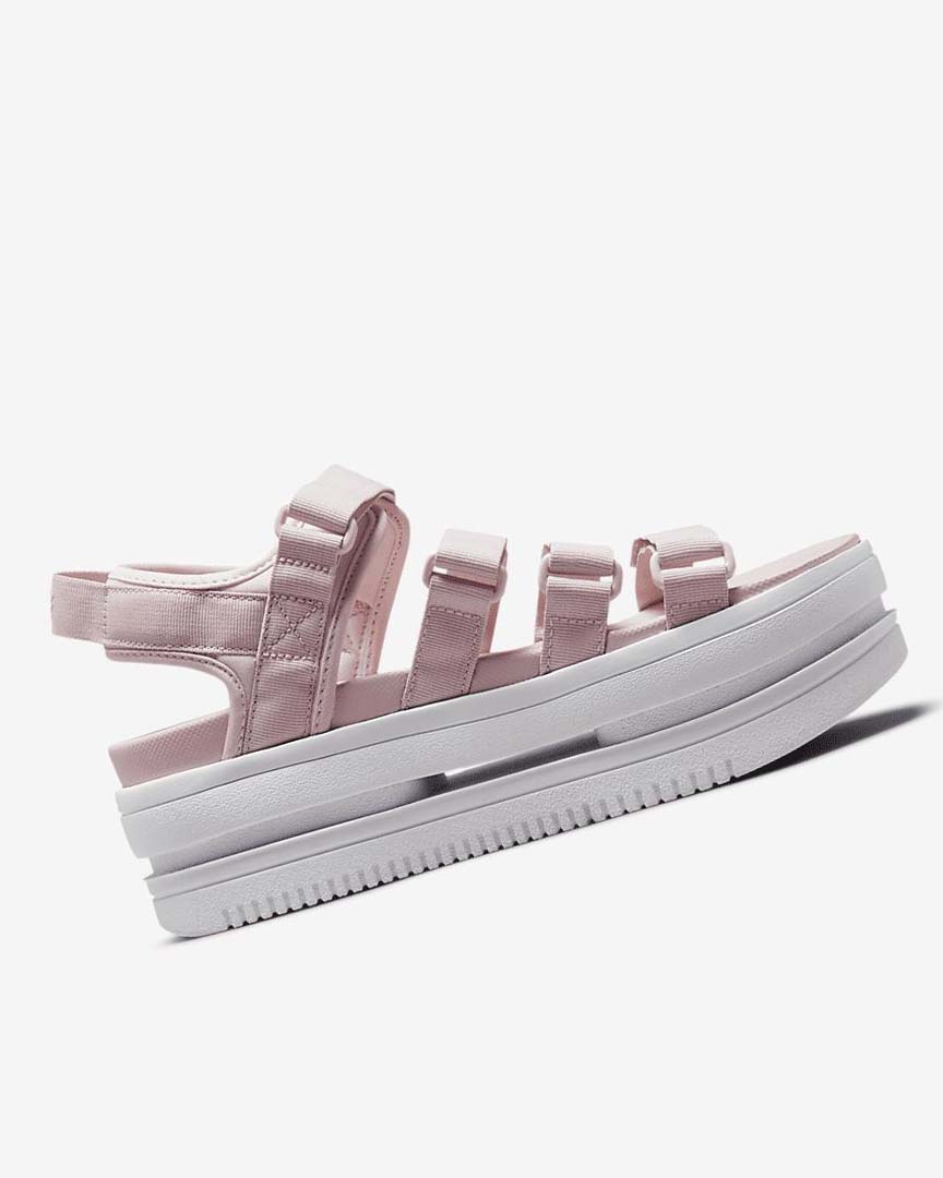 Rose / Pink / White Women's Nike Icon Classic Sandals | UK2803