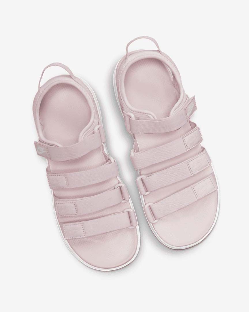 Rose / Pink / White Women's Nike Icon Classic Sandals | UK2803