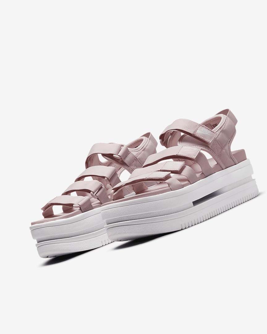 Rose / Pink / White Women's Nike Icon Classic Sandals | UK2803