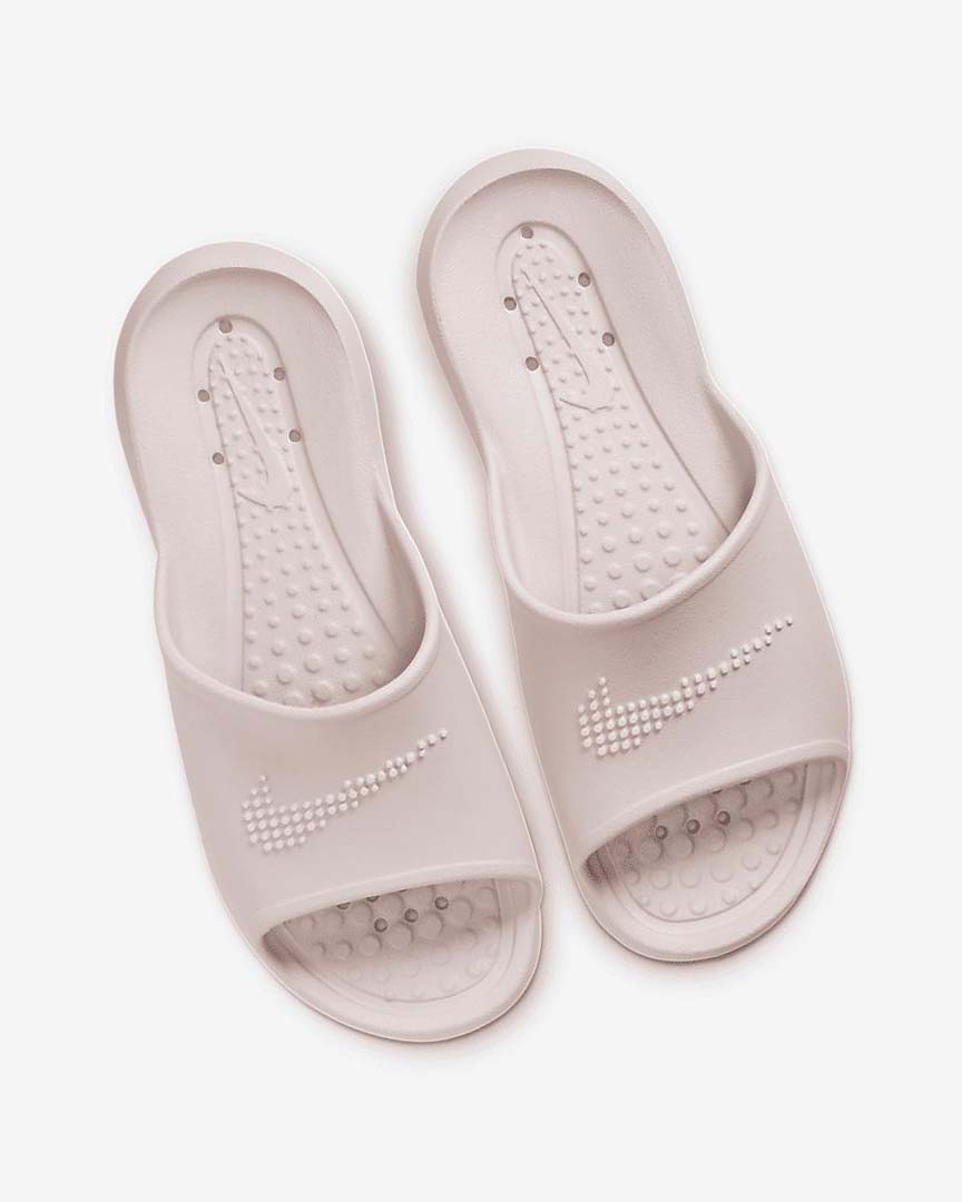 Rose / Rose / White Women's Nike Victori One Slides | UK4870