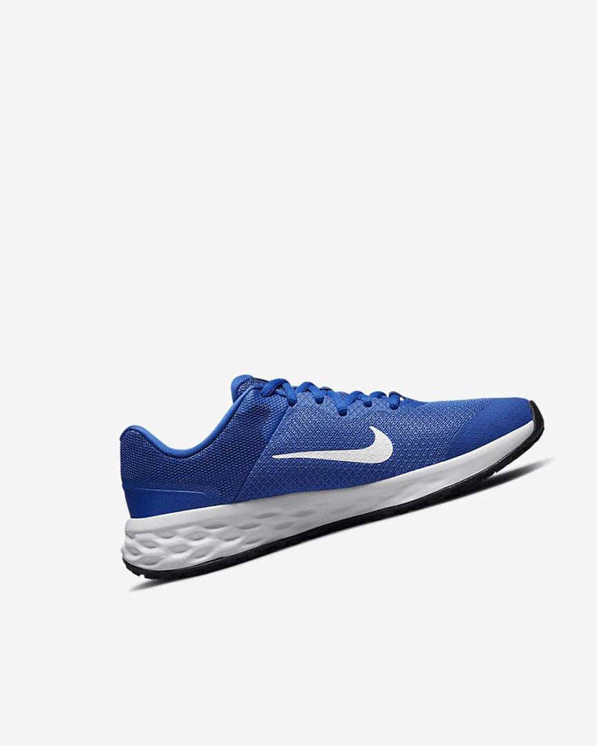 Royal / Black / White Boys' Nike Revolution 6 Running Shoes | UK4573