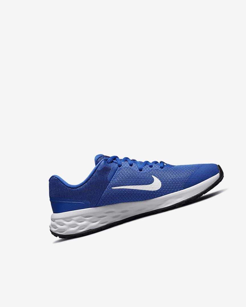 Royal / Black / White Girls' Nike Revolution 6 Running Shoes | UK5079