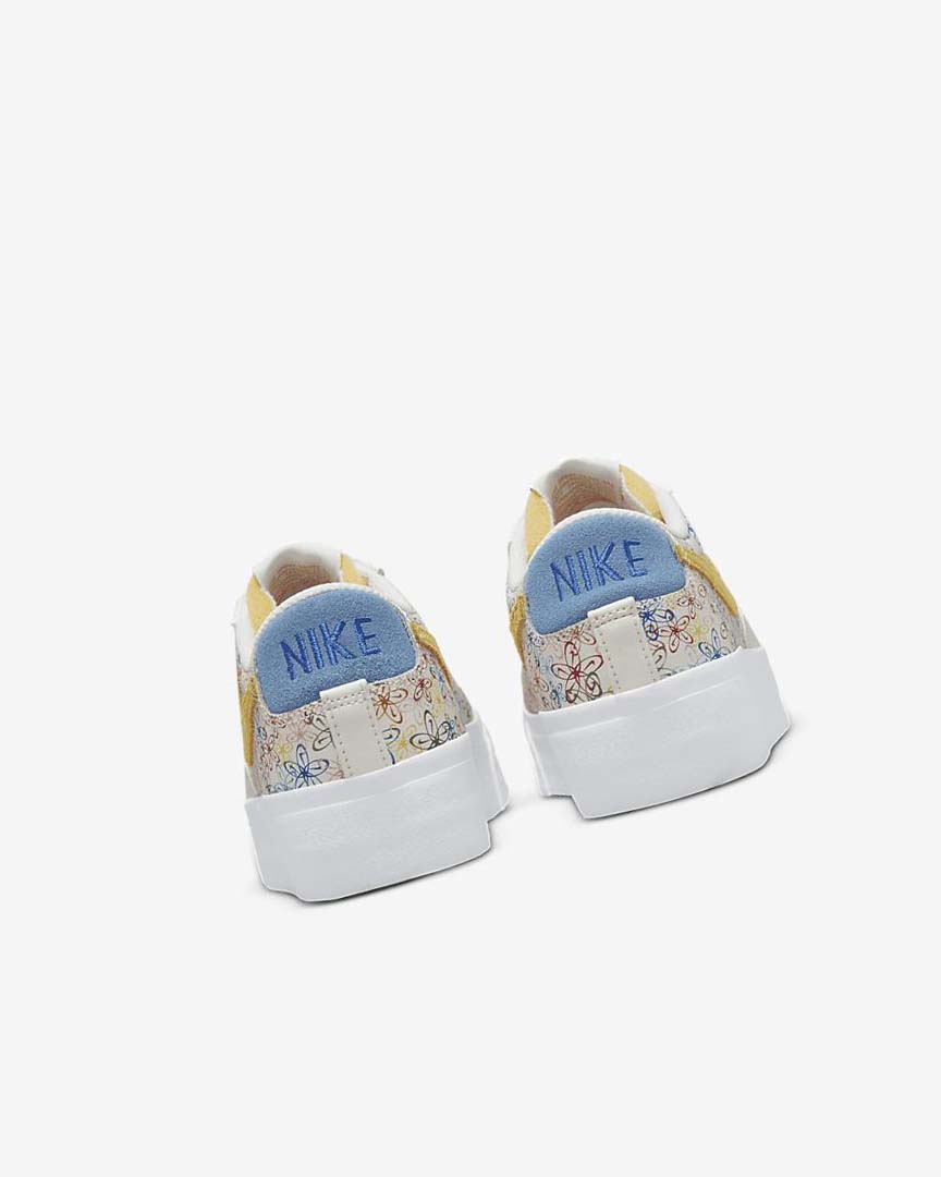 Royal / Blue Women's Nike Blazer Low Platform Sneakers | UK2668