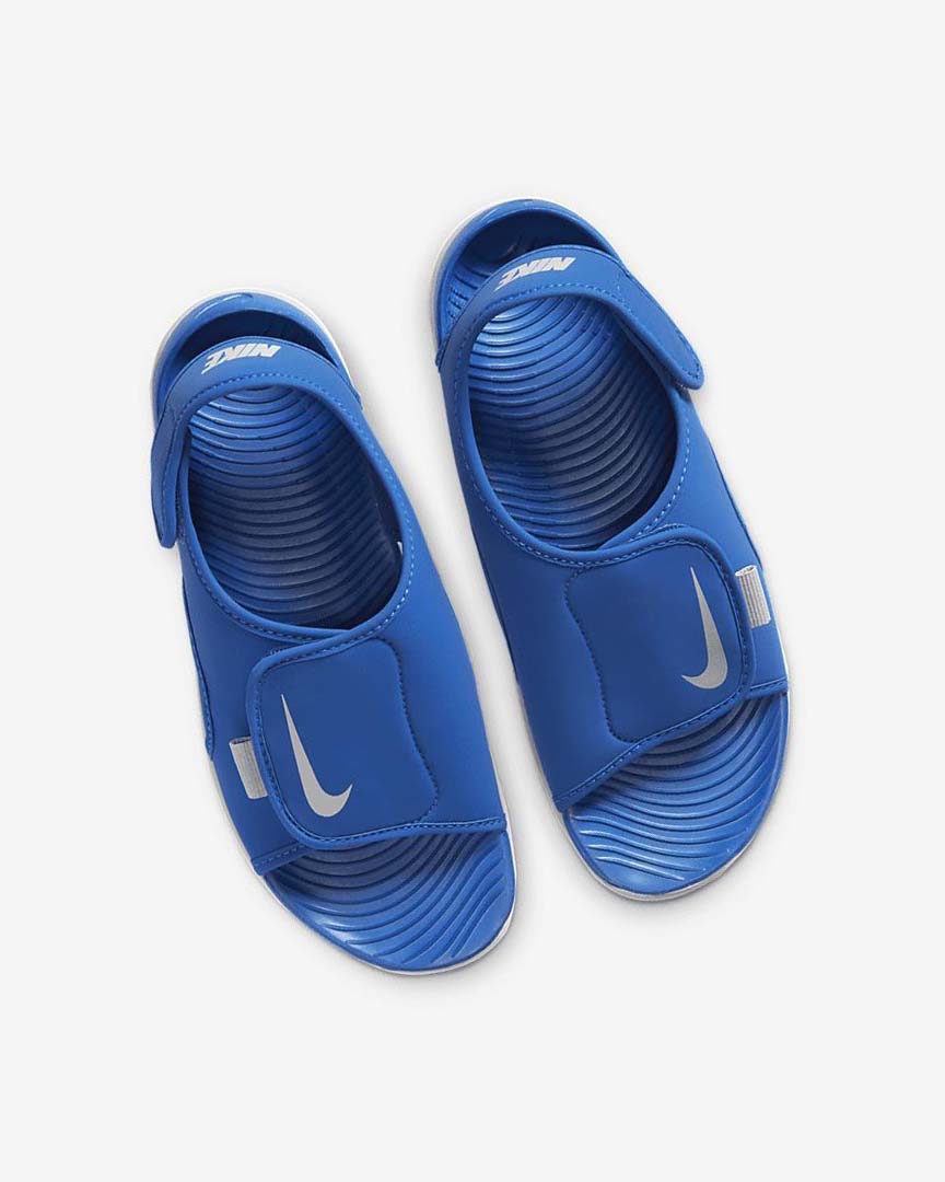 Royal / Grey Boys' Nike Sunray Adjust 5 V2 Sandals | UK1163