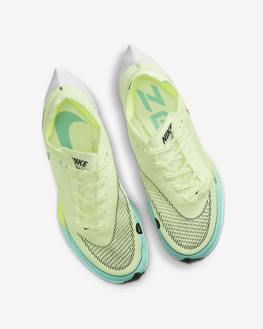 Turquoise / Black Women's Nike ZoomX Vaporfly Next% 2 Running Shoes | UK3267