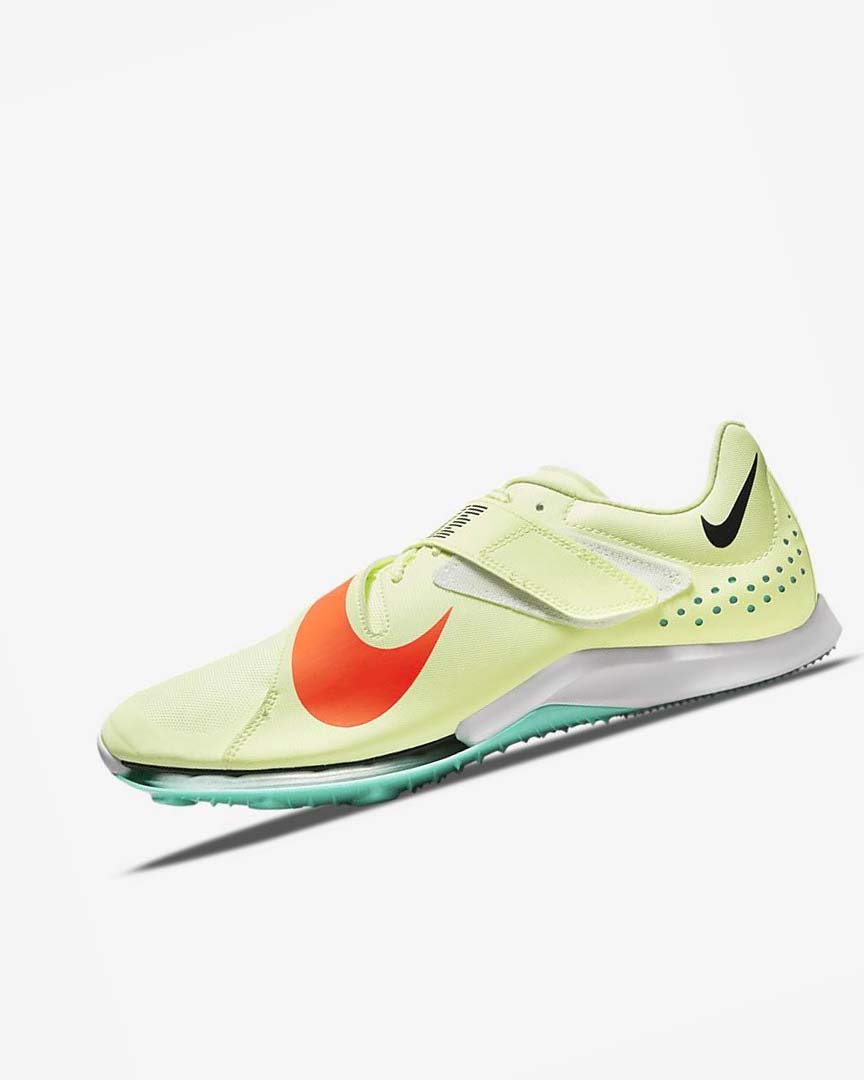 Turquoise / Orange Men\'s Nike Air Zoom LJ Elite Spikes | UK2648