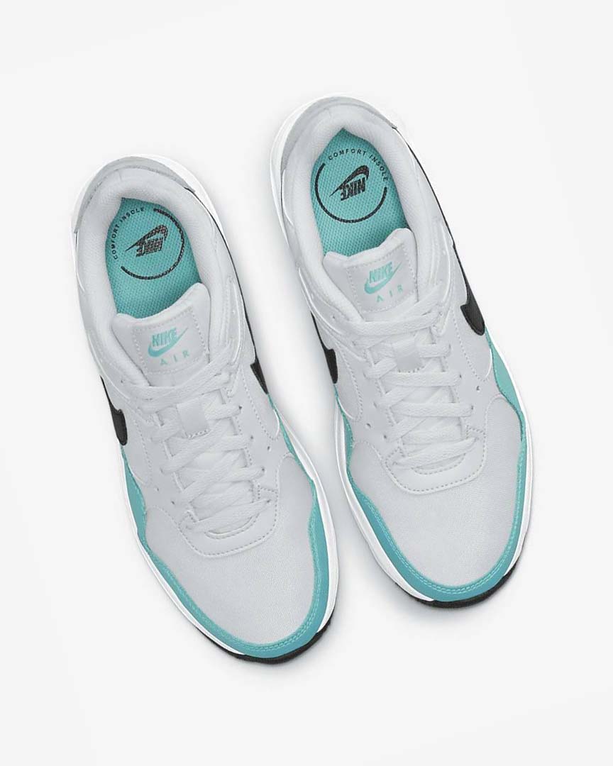 Turquoise / White / Black Men's Nike Air Max SC Sneakers | UK5185