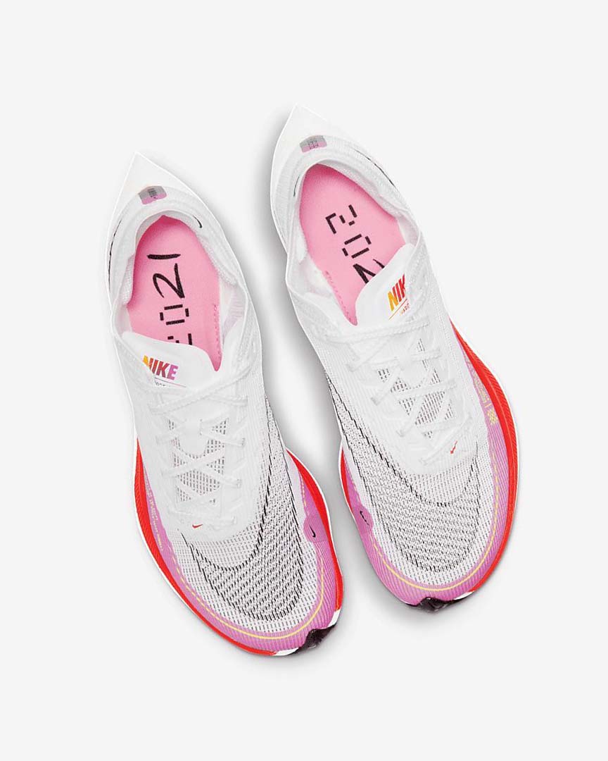 White / Black / Black / Black Women's Nike ZoomX Vaporfly Next% 2 Running Shoes | UK2404