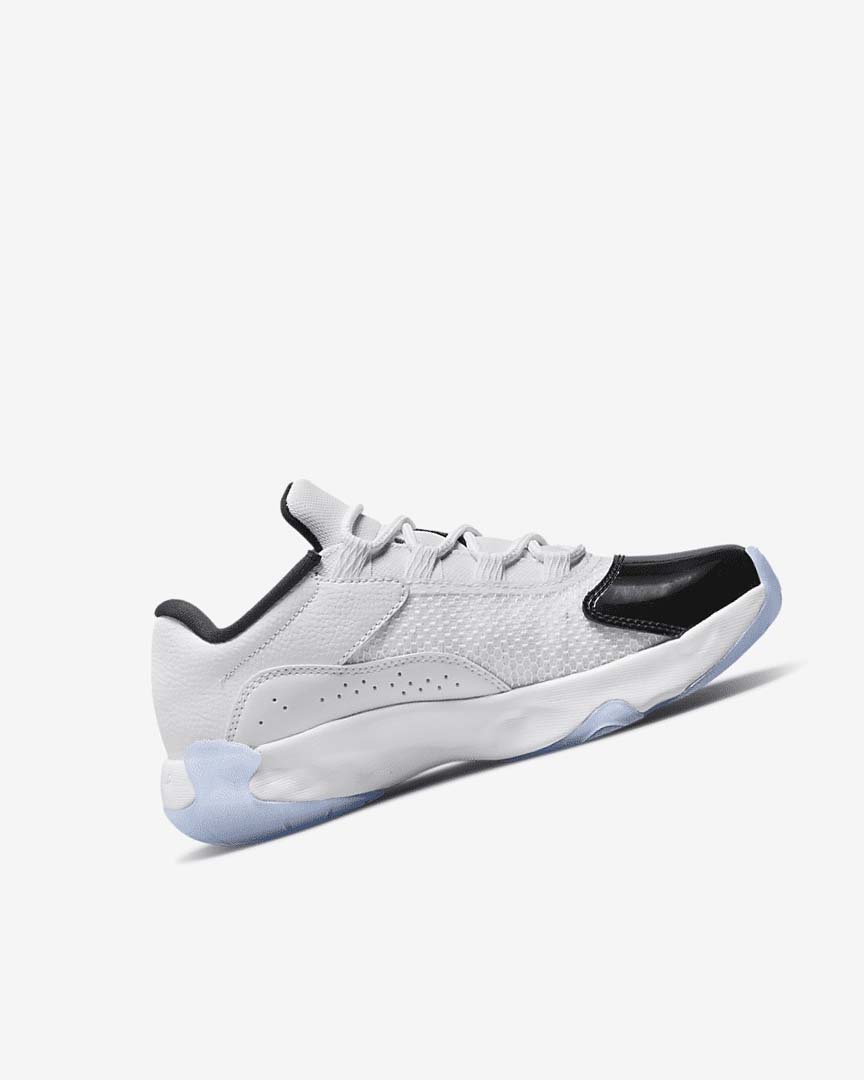 White / Black Boys' Nike Air Jordan 11 CMFT Low Basketball Shoes | UK4700