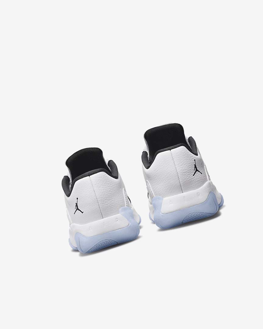 White / Black Boys' Nike Air Jordan 11 CMFT Low Basketball Shoes | UK4700