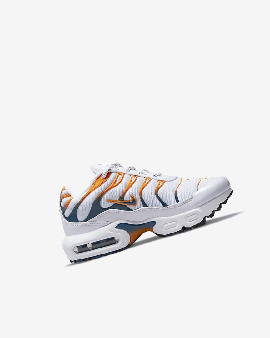 White / Black Boys' Nike Air Max Plus Sneakers | UK2919