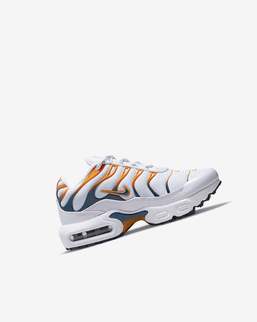 White / Black Girls' Nike Air Max Plus Sneakers | UK5527