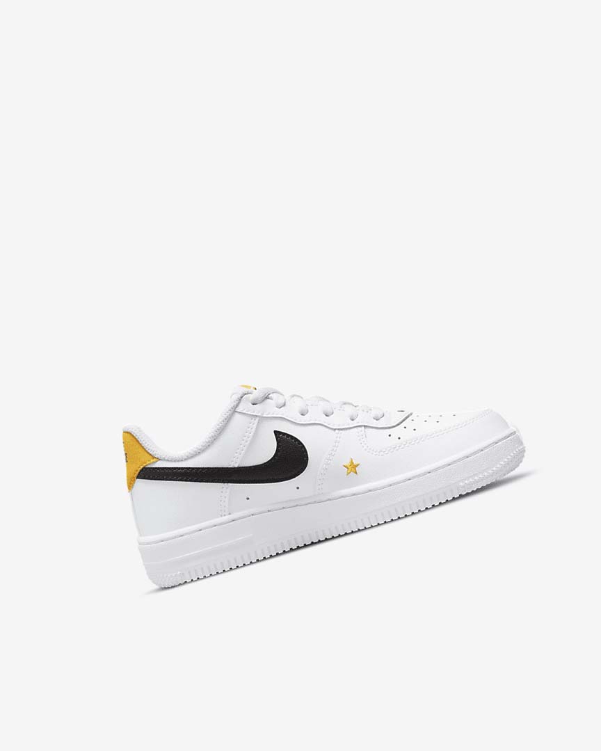 White / Black Girls' Nike Force 1 LV8 Shoes | UK2796