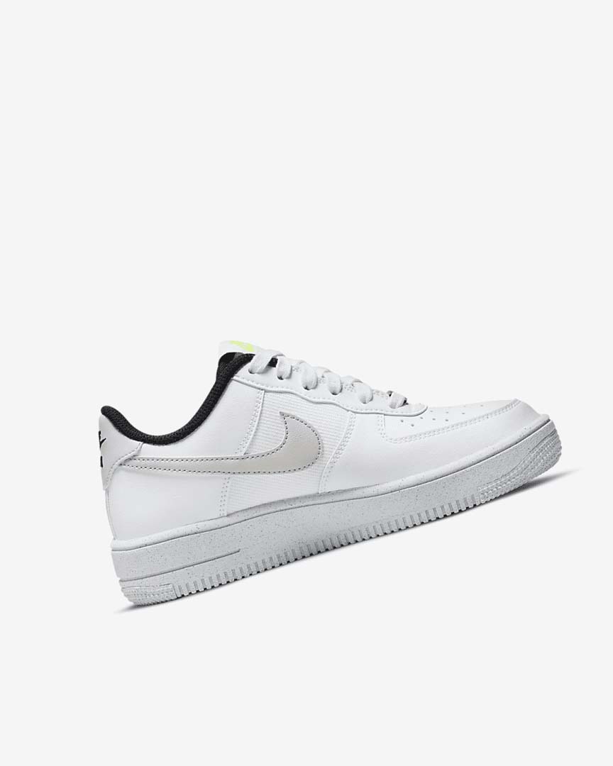 White / Black / Light Beige Boys' Nike Air Force 1 Crater Next Nature Sneakers | UK1103