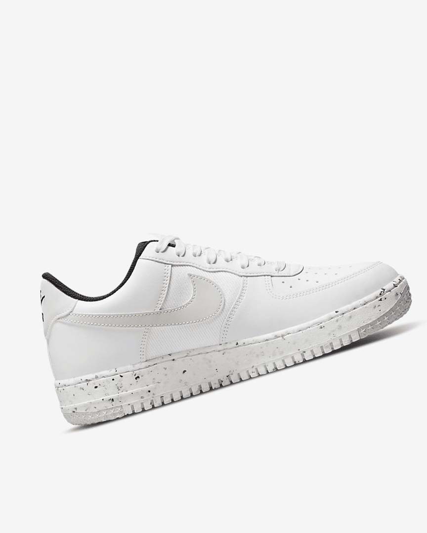 White / Black / Light Beige Men's Nike Air Force 1 Crater Next Nature Sneakers | UK2838