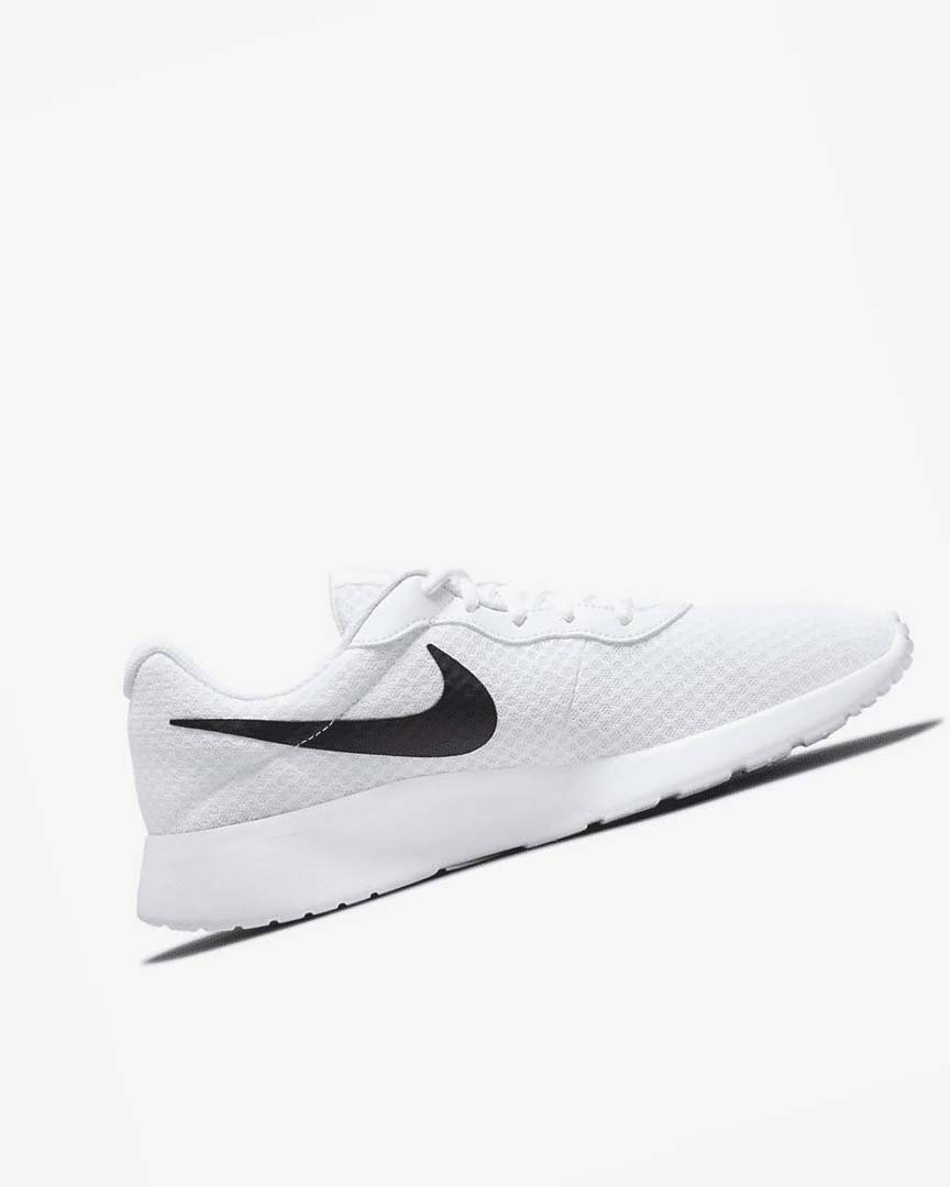 White / Black Men's Nike Tanjun Sneakers | UK4535