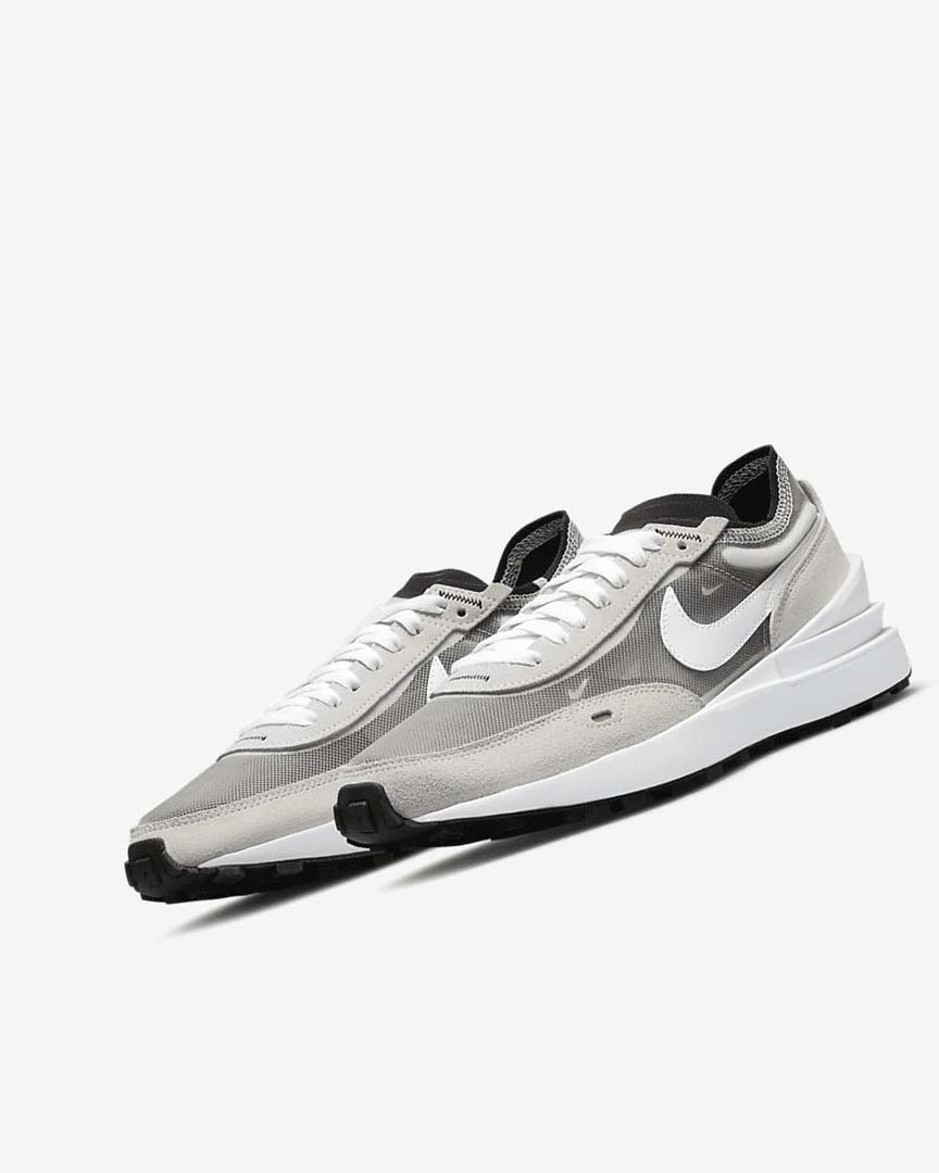 White / Black / Orange / White Women's Nike Waffle One Sneakers | UK5210