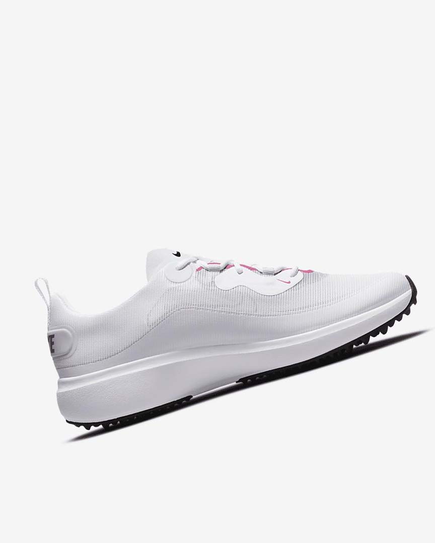 White / Black / Pink Women's Nike Ace Summerlite Golf Shoes | UK2707