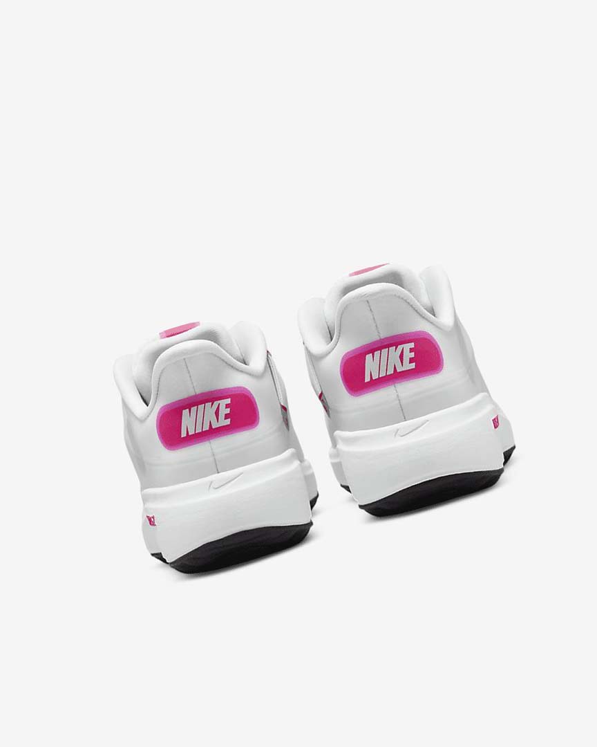 White / Black / Pink Women's Nike React Ace Tour Golf Shoes | UK2254