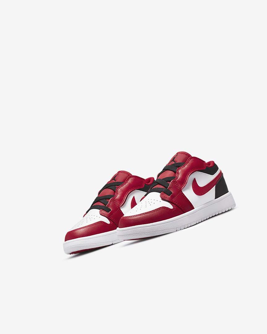 White / Black / Red Boys' Nike Jordan 1 Low Alt Shoes | UK4827