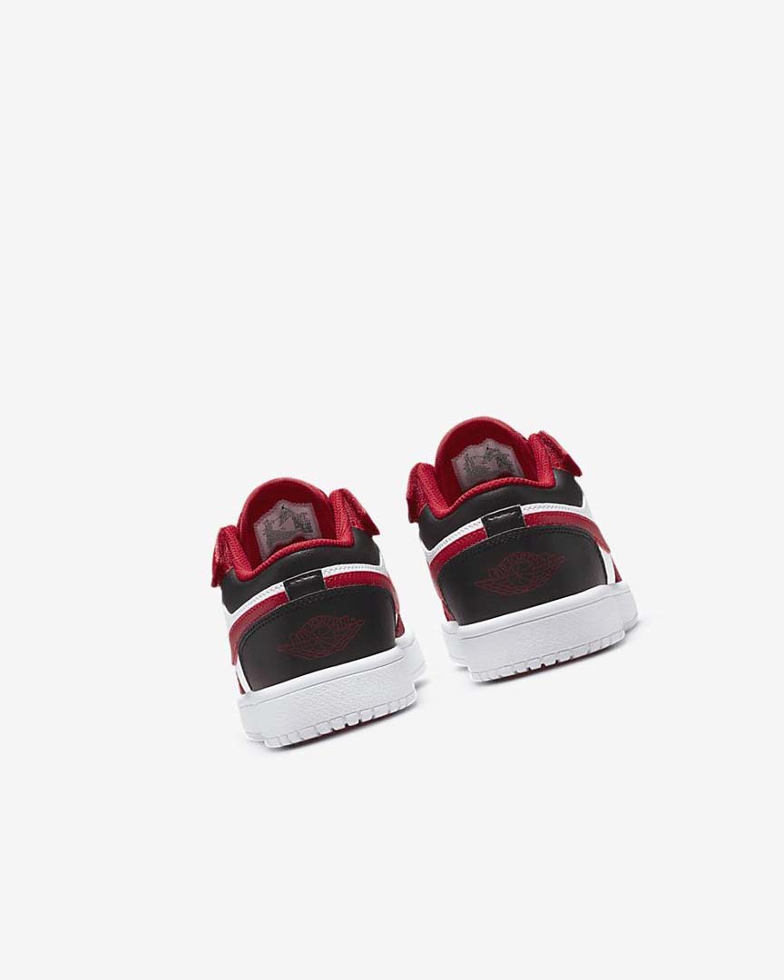 White / Black / Red Boys' Nike Jordan 1 Low Alt Shoes | UK4827