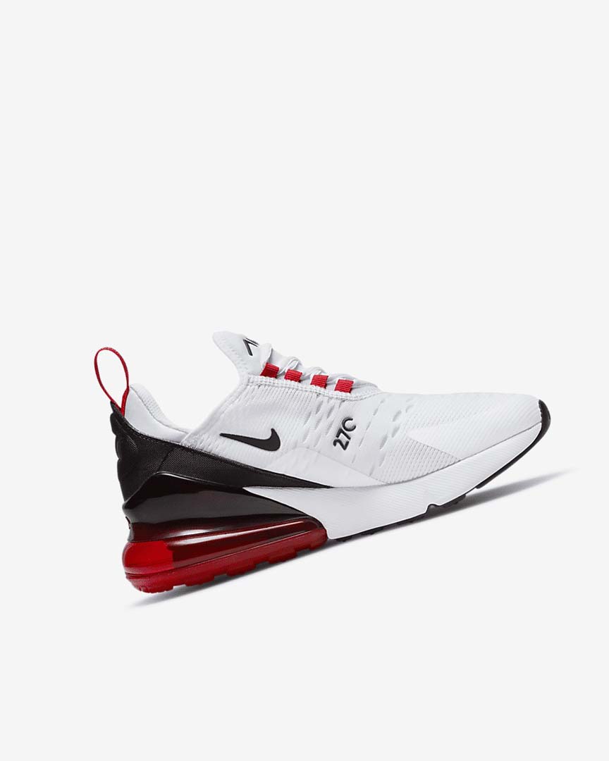 White / Black / Red / Grey Boys' Nike Air Max 270 Casual Shoes | UK4816