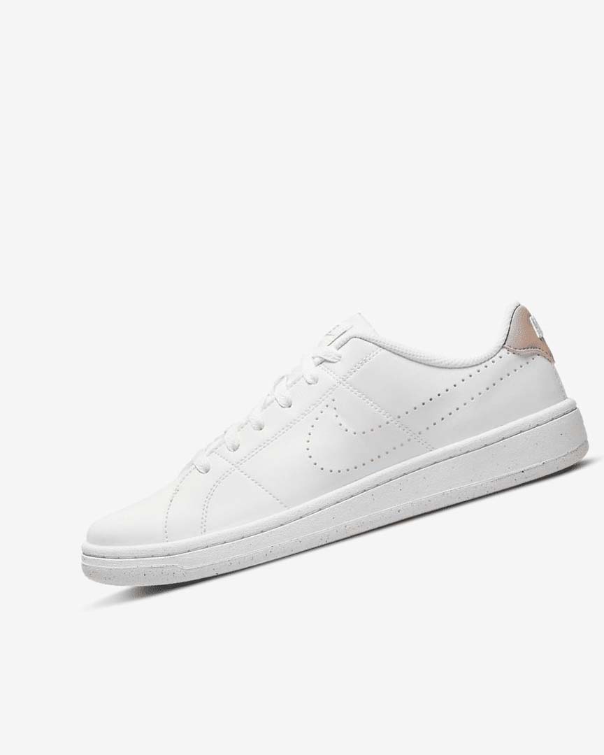 White / Black / Rose Women\'s Nike Court Royale 2 Next Nature Sneakers | UK4787