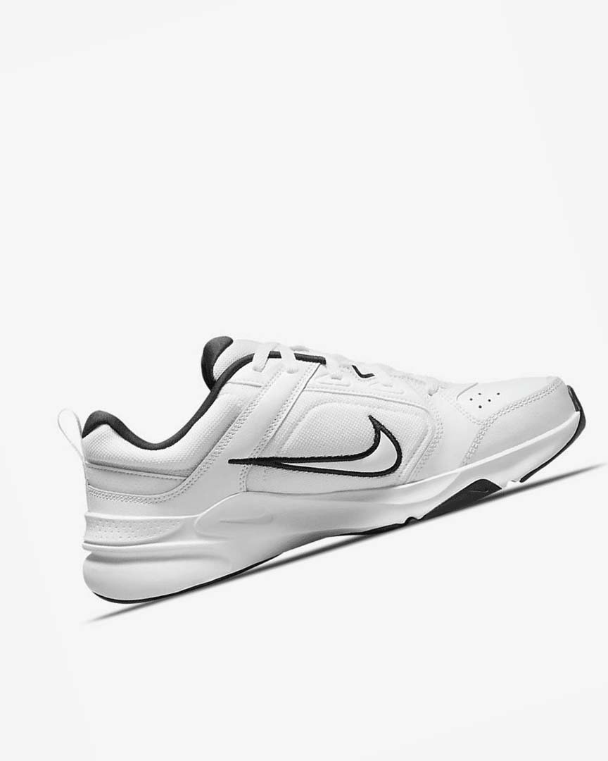 White / Black / White Men's Nike Defy All Day Training Shoes | UK2359