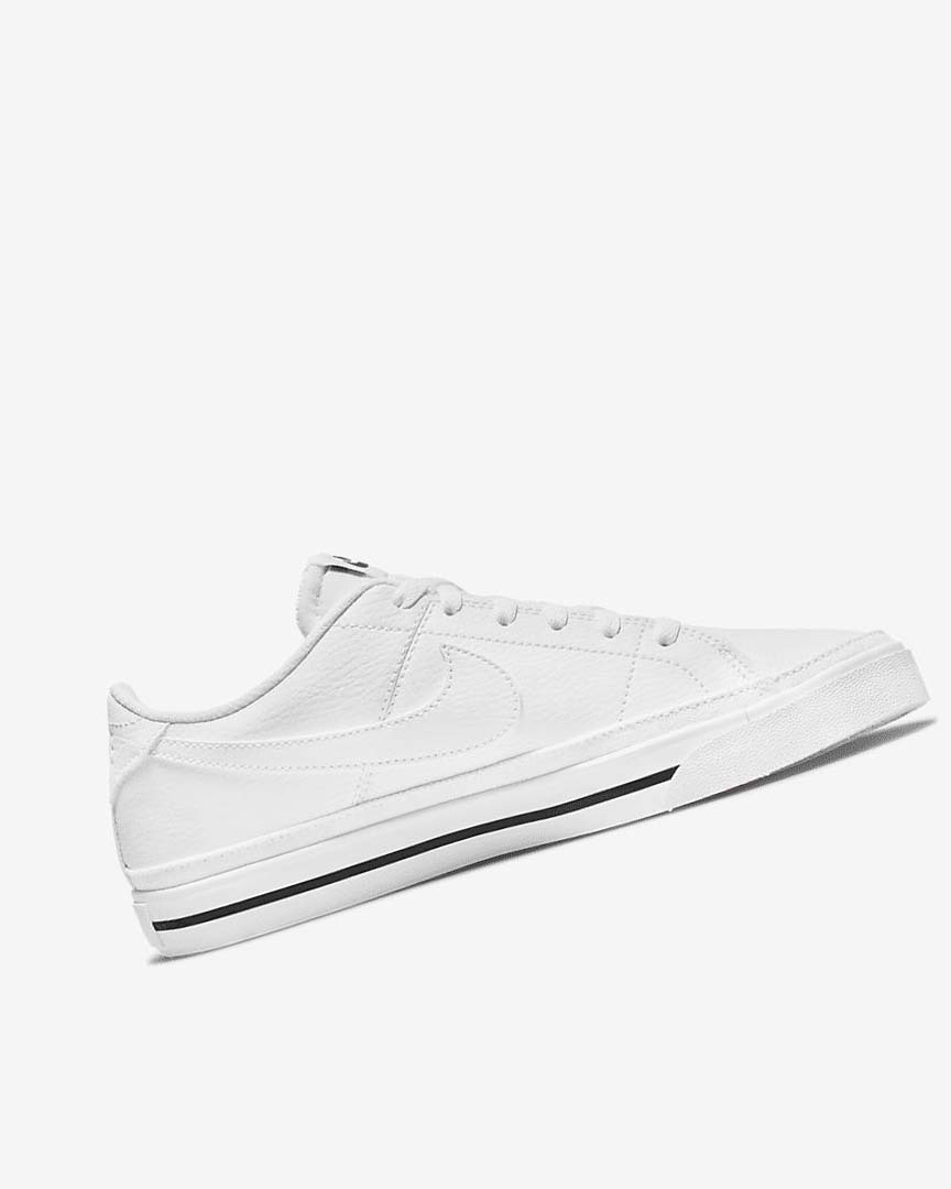 White / Black / White Women's Nike Court Legacy Next Nature Sneakers | UK5424