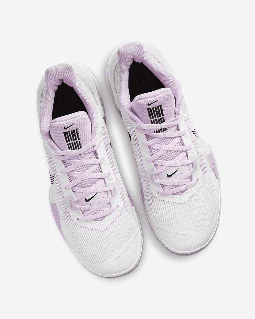 White / Black Women's Nike Air Max Impact 3 Basketball Shoes | UK5426