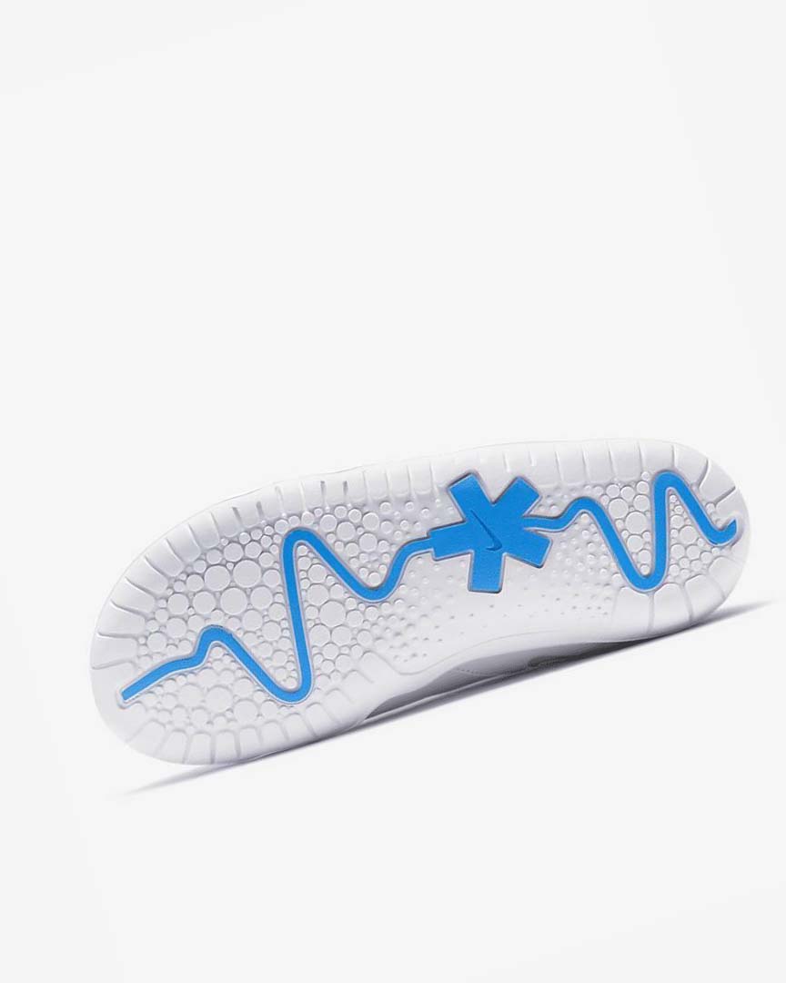 White / Blue / Platinum Men's Nike Air Zoom Pulse Sneakers | UK2557