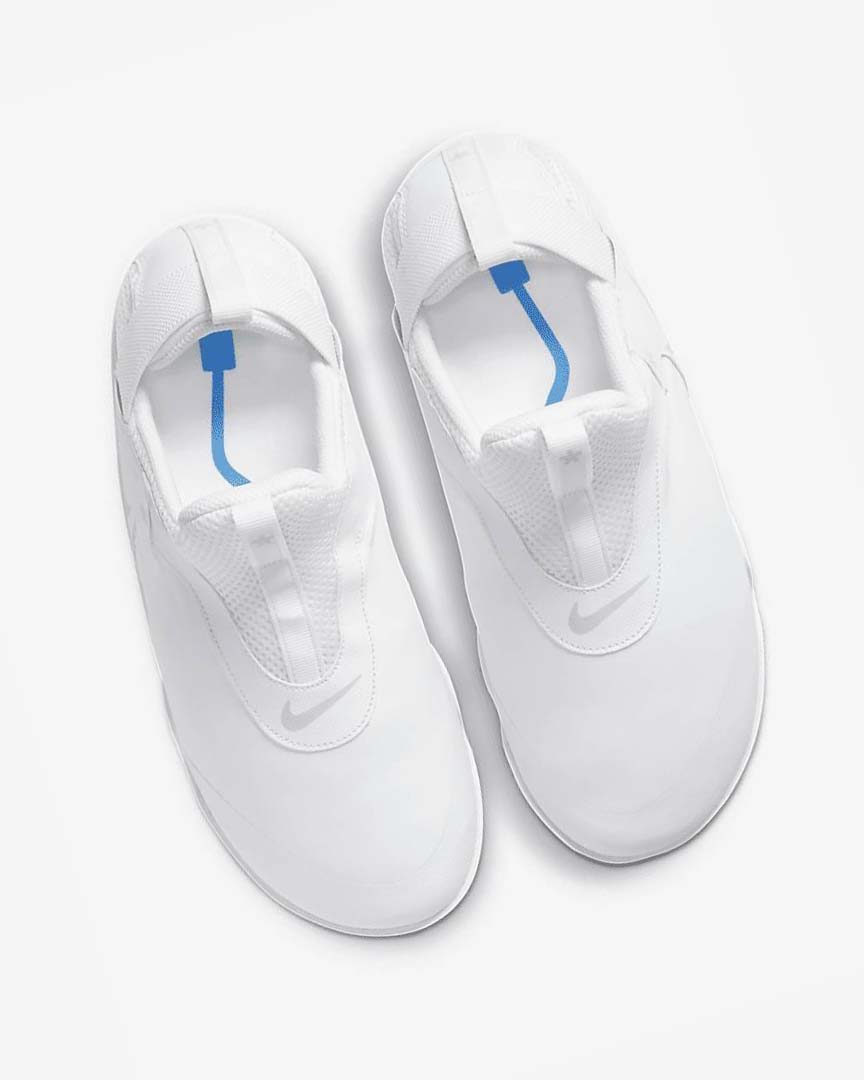 White / Blue / Platinum Men's Nike Air Zoom Pulse Sneakers | UK2557