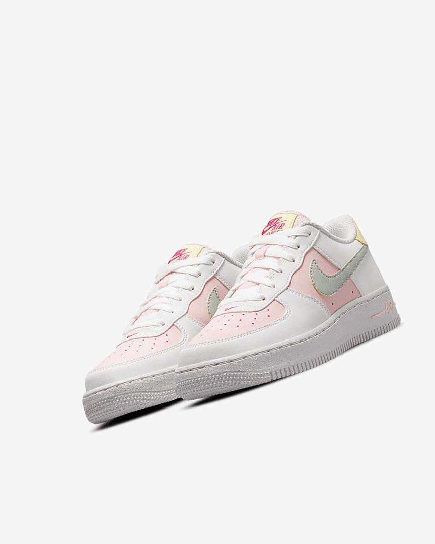 White Boys' Nike Air Force 1 Impact Sneakers | UK5208