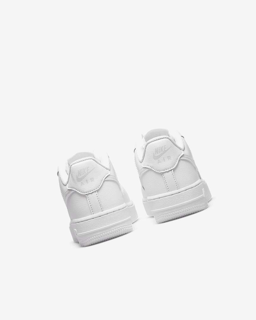 White Boys' Nike Air Force 1 Sneakers | UK3028