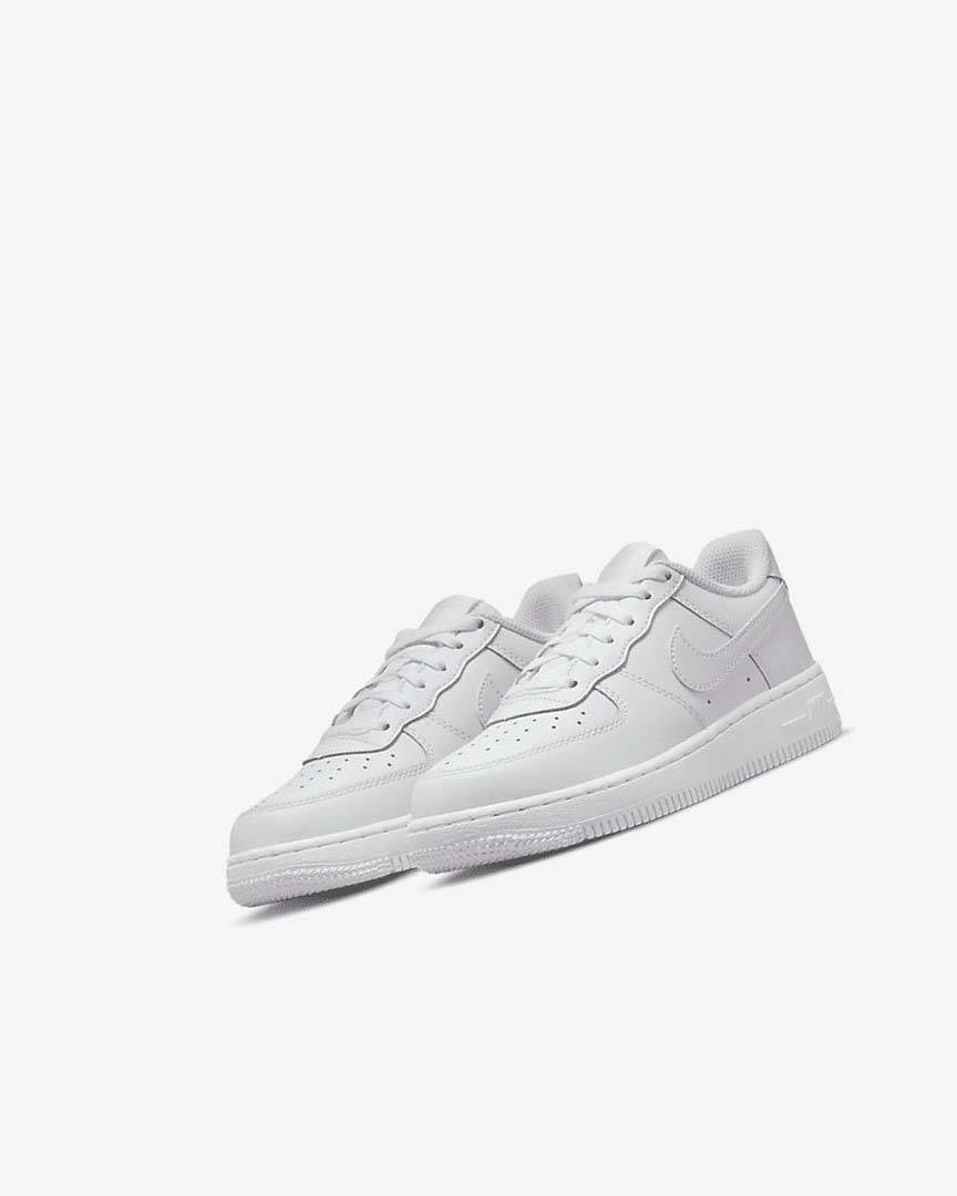 White Boys' Nike Force 1 Shoes | UK2835