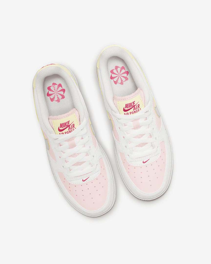 White Girls' Nike Air Force 1 Impact Sneakers | UK4601