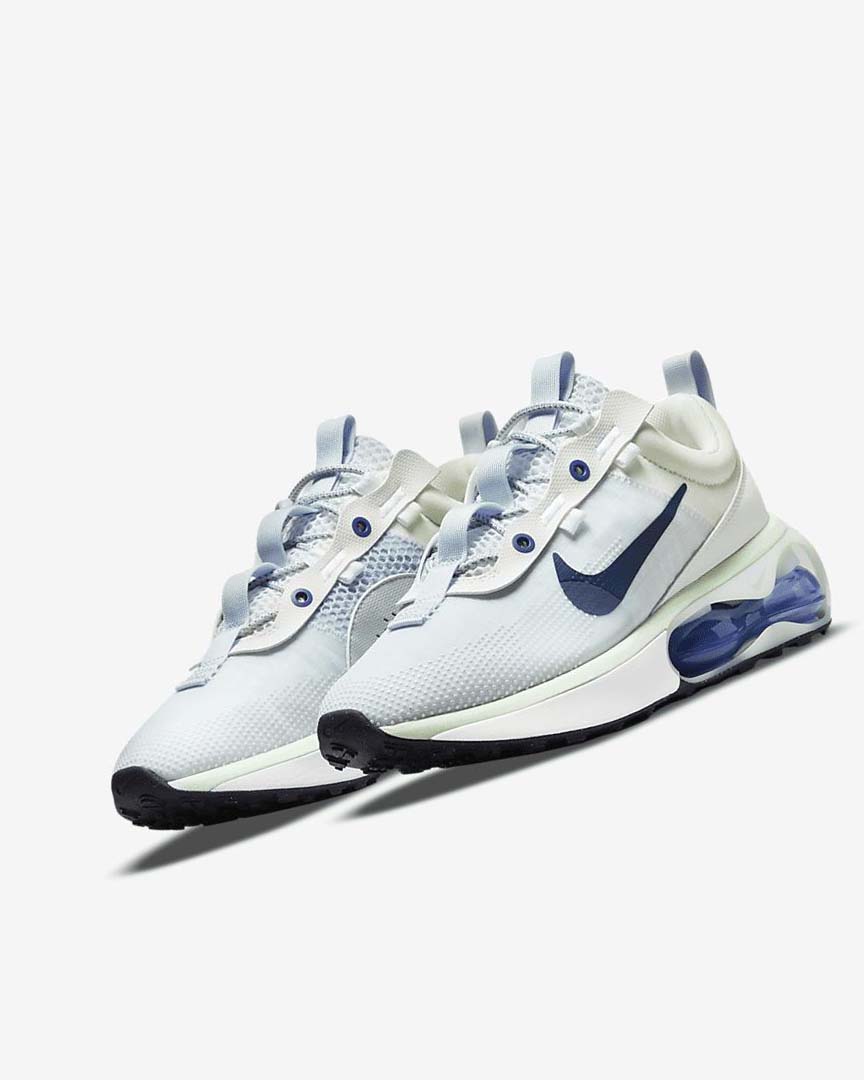 White / Green / Obsidian Women's Nike Air Max 2021 Casual Shoes | UK4670