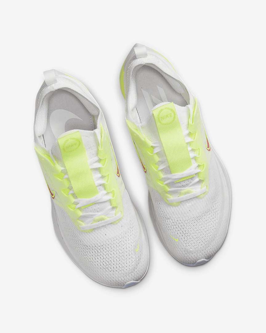 White / Green / Platinum Women's Nike Zoom Fly 4 Premium Running Shoes | UK1134