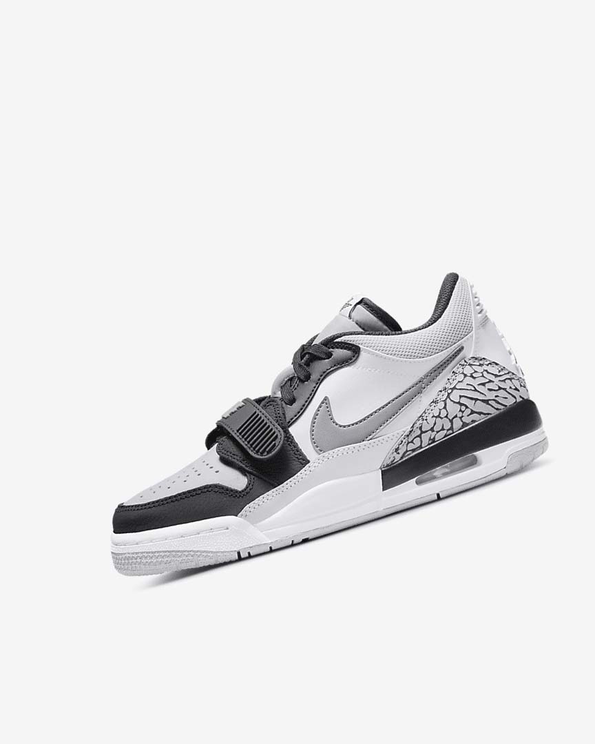 White / Grey / Black Boys\' Nike Air Jordan Legacy 312 Low Basketball Shoes | UK5180