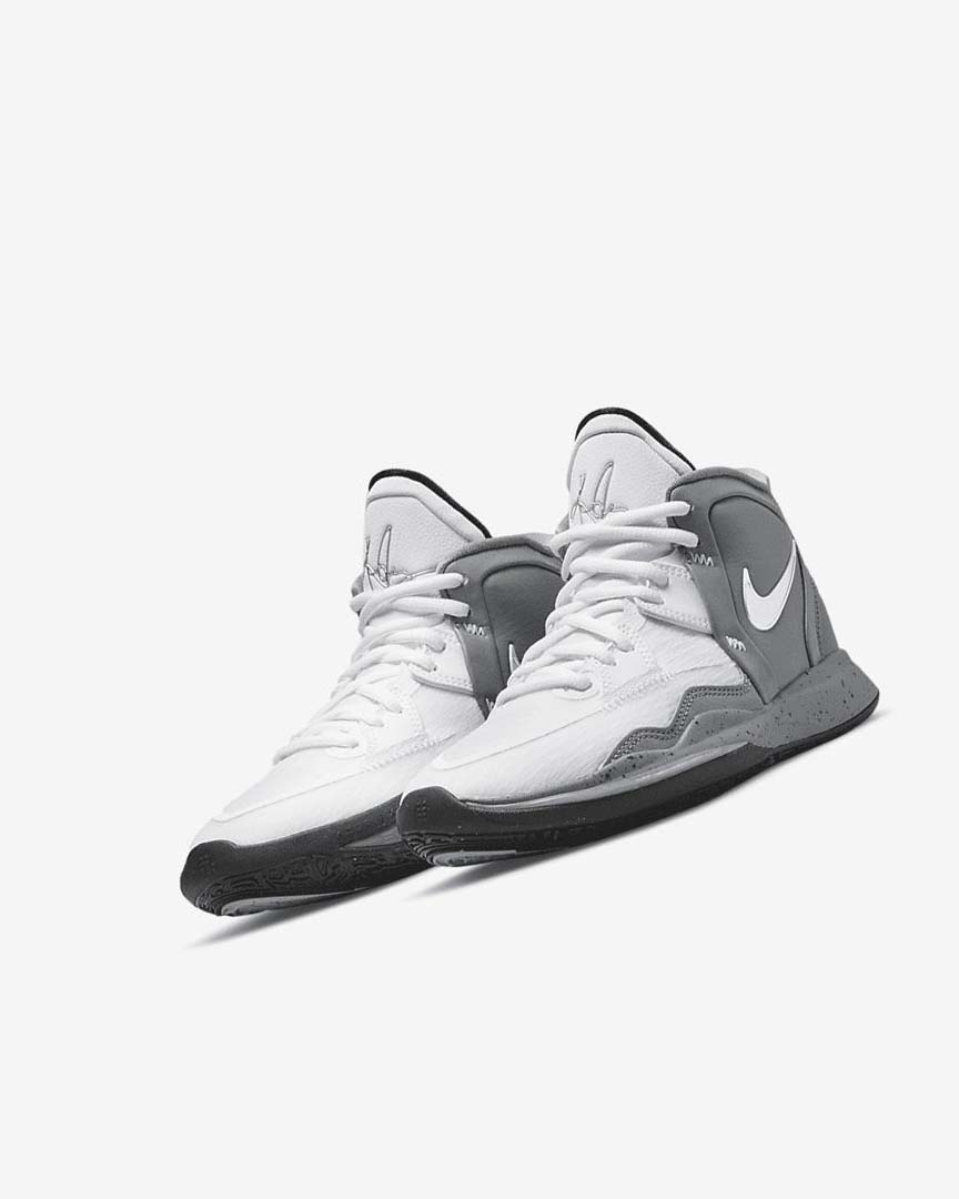 White / Grey / Black Boys' Nike Kyrie Infinity SE Basketball Shoes | UK4901