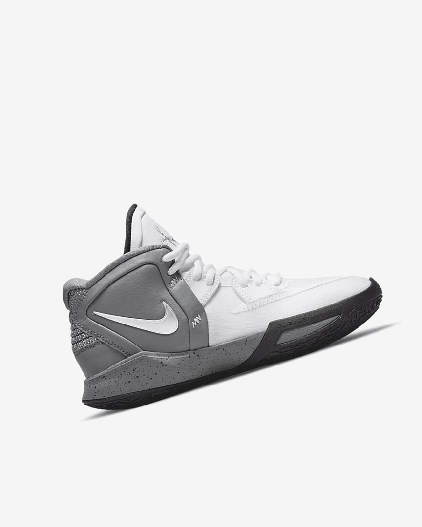 White / Grey / Black Girls' Nike Kyrie Infinity SE Basketball Shoes | UK5580