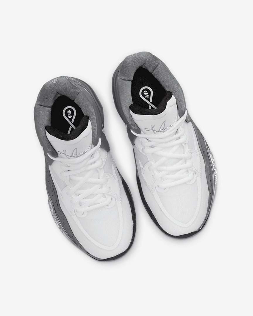 White / Grey / Black Girls' Nike Kyrie Infinity SE Basketball Shoes | UK5580