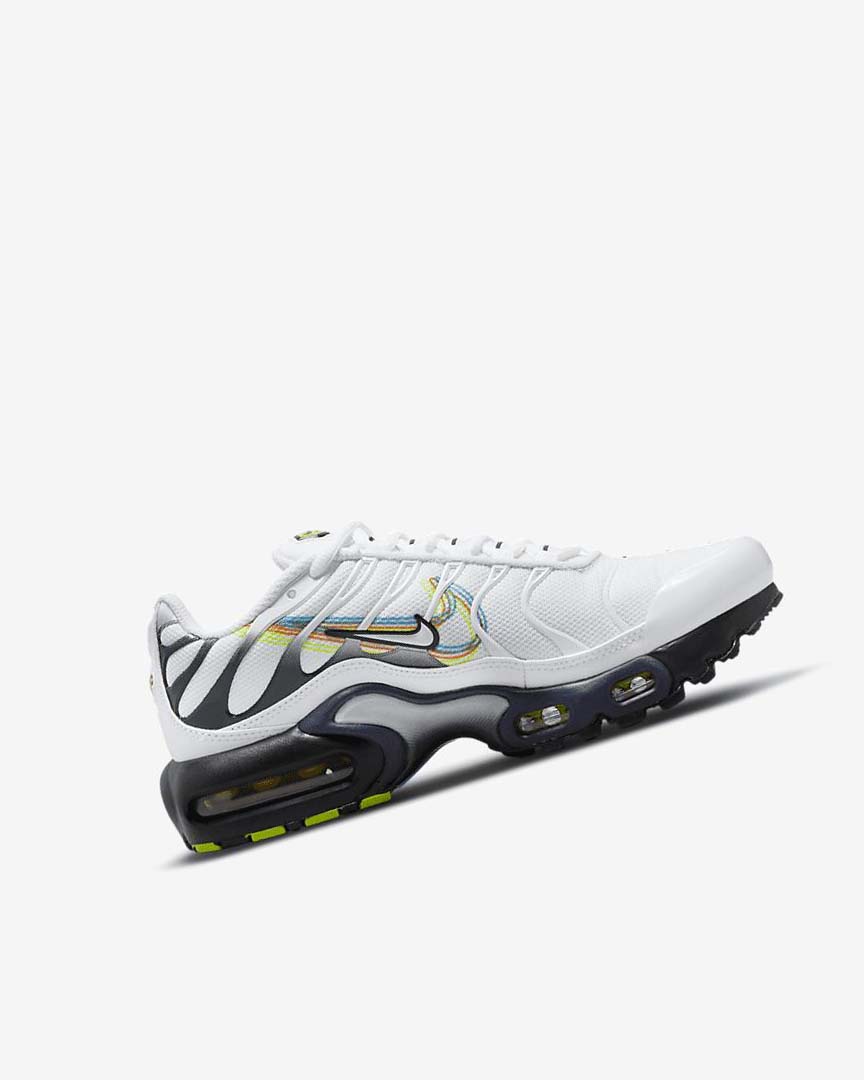 White / Grey / Blue Boys' Nike Air Max Plus Sneakers | UK2500