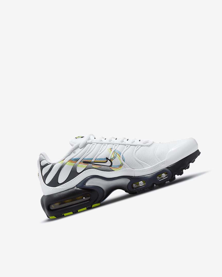 White / Grey / Blue Girls' Nike Air Max Plus Sneakers | UK5500