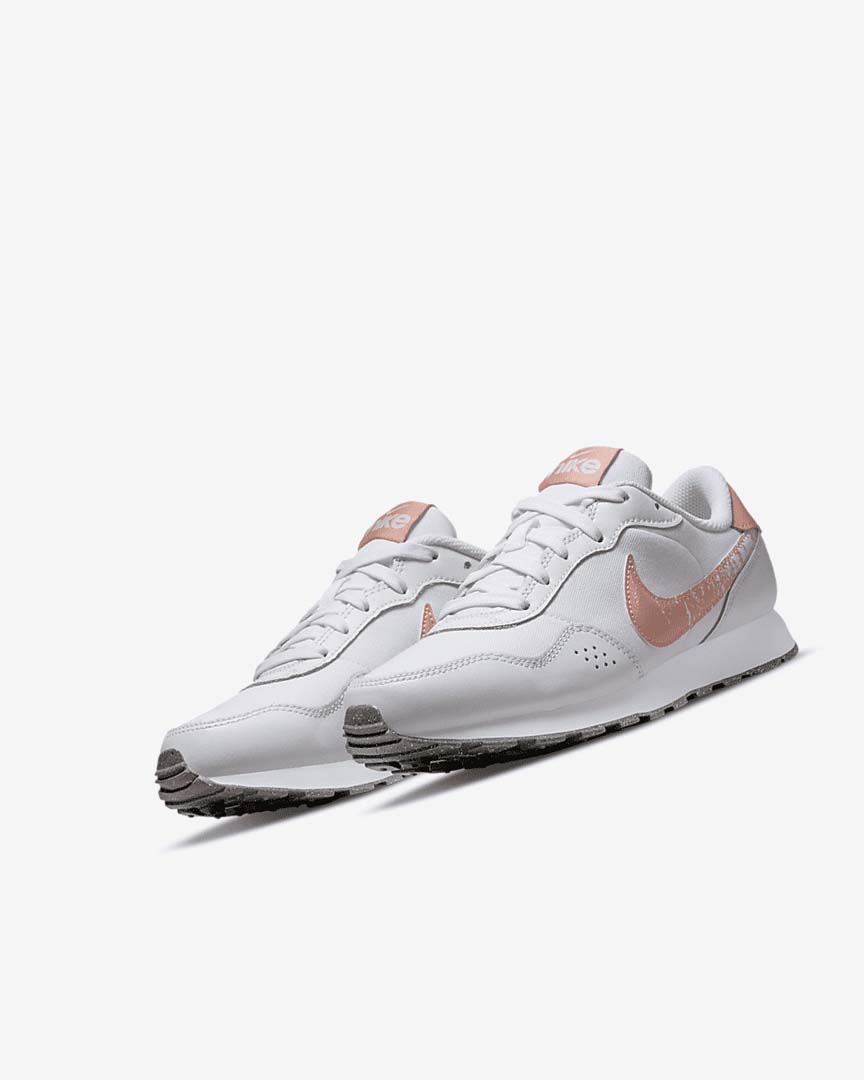 White / Grey / Light Girls' Nike MD Valiant SE Shoes | UK3129