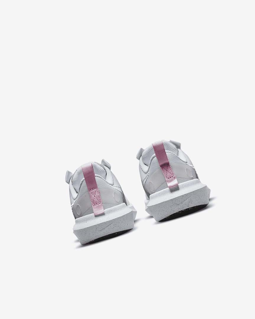 White / Grey / Pink / Purple Boys' Nike Crater Impact Sneakers | UK2723