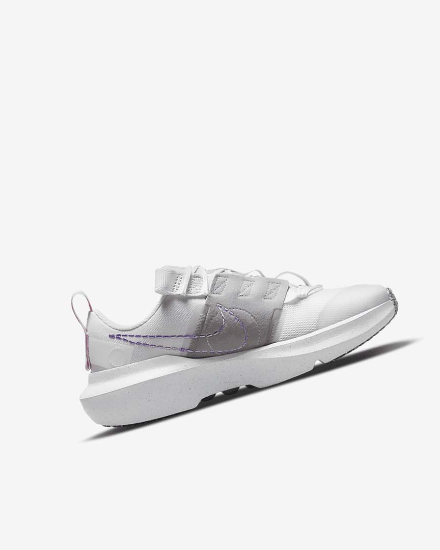 White / Grey / Pink / Purple Girls' Nike Crater Impact Sneakers | UK2395