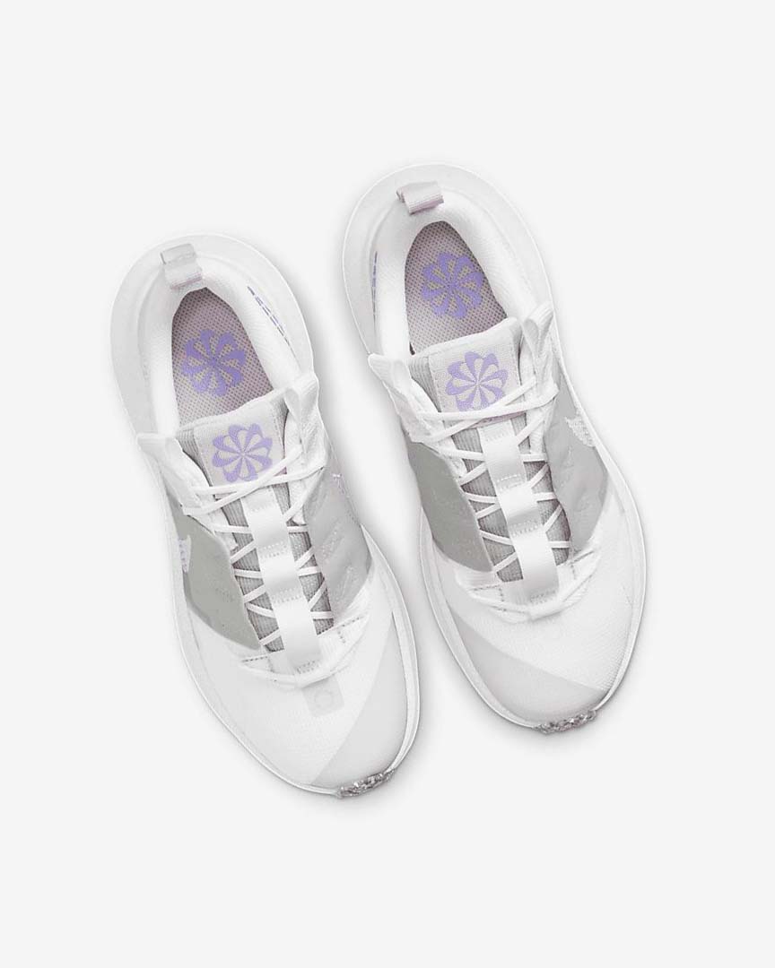 White / Grey / Pink / Purple Girls' Nike Crater Impact Sneakers | UK2395